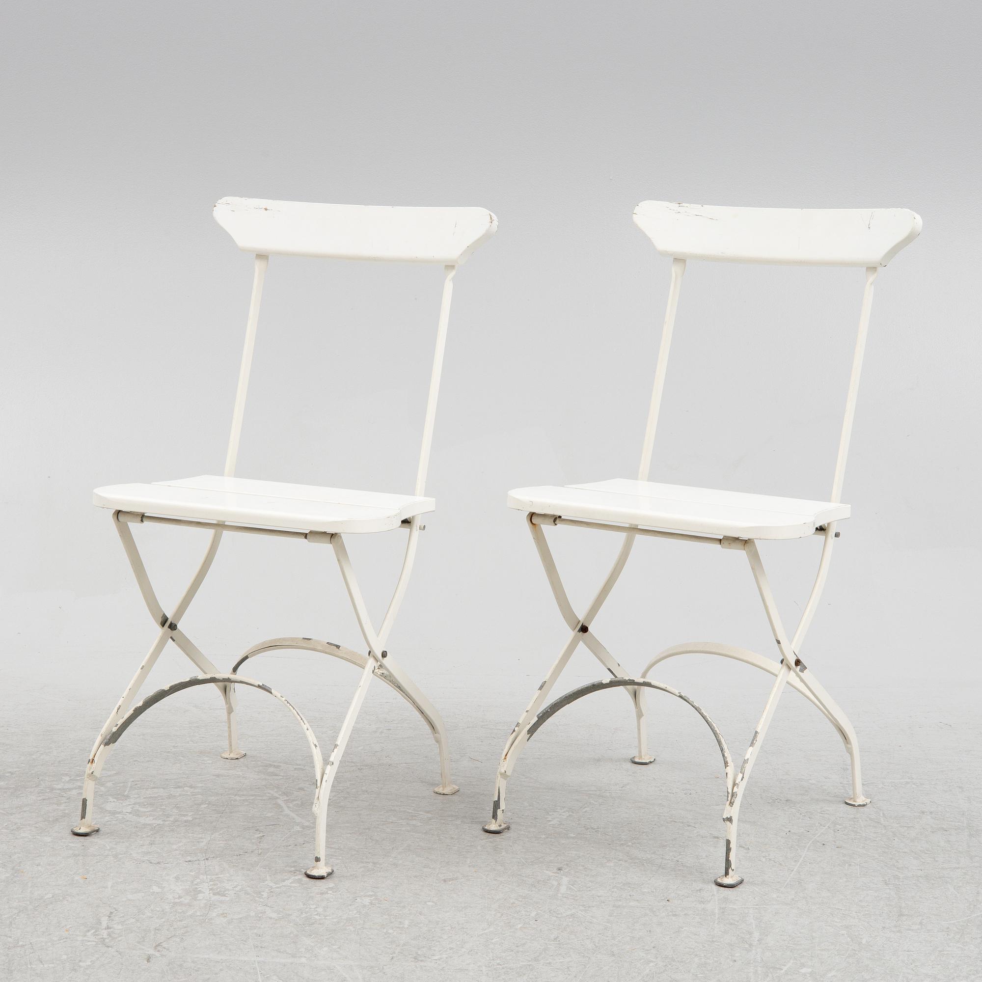 Garden table, Grythyttan, and chairs, 4 pcs, Byarum.