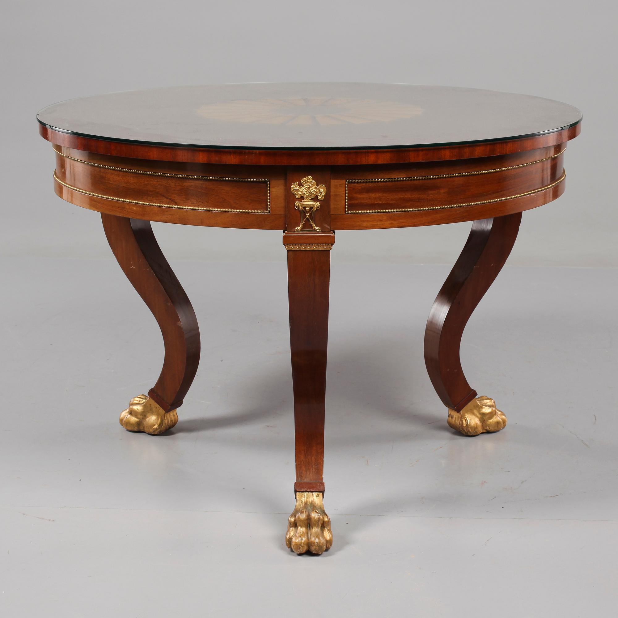 SALONGSBORD, empirestil, 1900-talets första hälft.