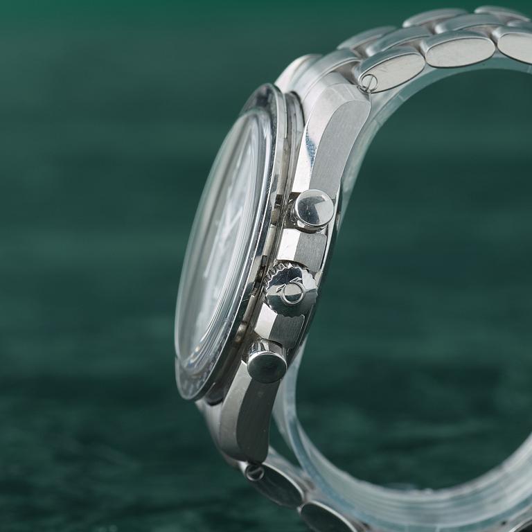 OMEGA, Speedmaster, Co-Axial, Chronometer, "Tachymètre Base 1000", kronograf, armbandsur, 44,25 mm,