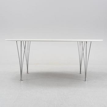 Bruno Mathsson & Piet Hein, a 'Superellips' dining table, Mathsson International, Värnamo.