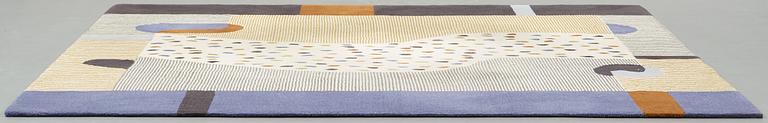 Josef Frank, MATTA, "Stream", tuftad, ca 258 x 255,5 cm, designad av Josef Frank 1929 för "Haus und Garten".