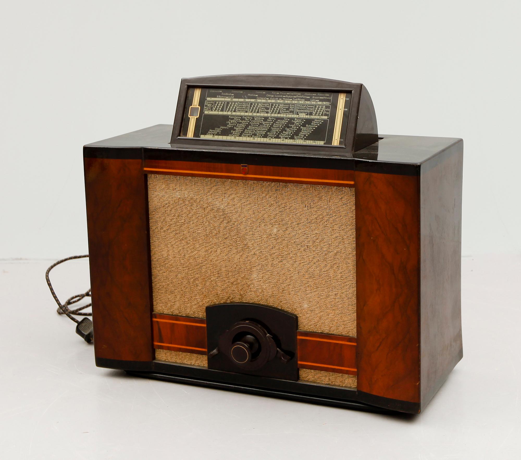 RADIO, Philips, nr 752A-19, Holland, sent 1930-tal.