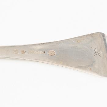 Bestick, 10 st, silver, Danmark 1912-13.