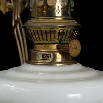 A paraffin ceiling light, early 20th Century.