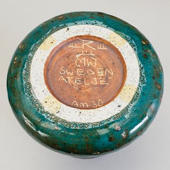 SAMLING SVENSK KERAMIK, 7 delar, bla Ilse Claesson och Gunnar Nylund, 1930-60-tal.