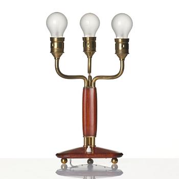 Carl-Axel Acking, a table lamp model "2687", Bröderna Malmströms Metallvarufabrik, Malmö, 1940s.