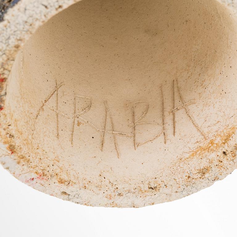 Francesca Mascitti-Lindh, vas, stengods, signerad FML ARABIA.