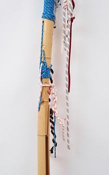 Tobias Madison & Kasper Muller, bamboo, ropes. Executed in 2010.