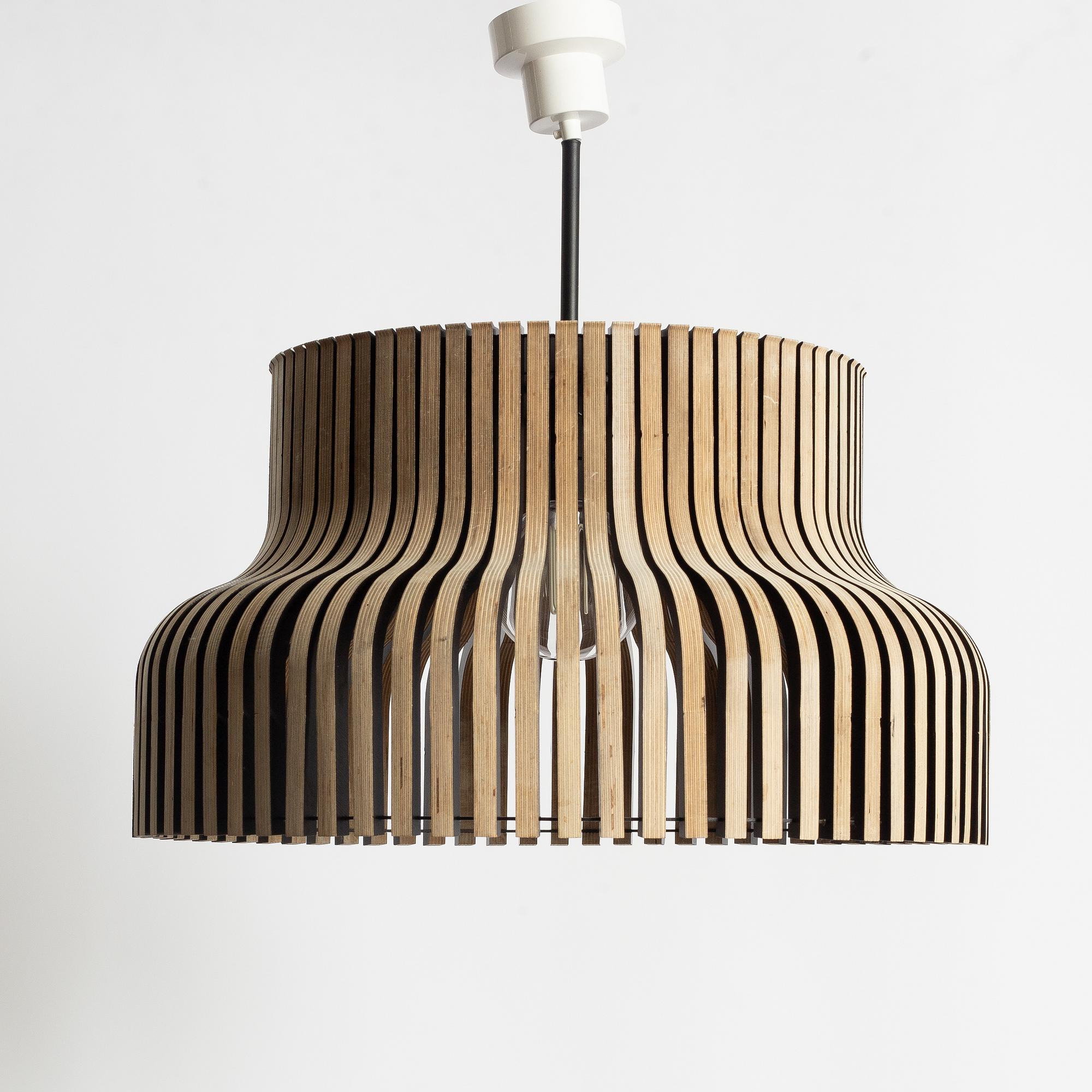 Anders Pehrson, ceiling lamp, "Bumling", Ateljé Lyktan, limited edition, numbered, 2022.