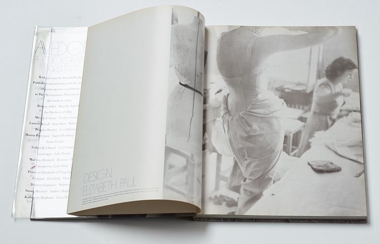 Richard Avedon, book Photographs 1947–1977  signed 1978 with dedication.