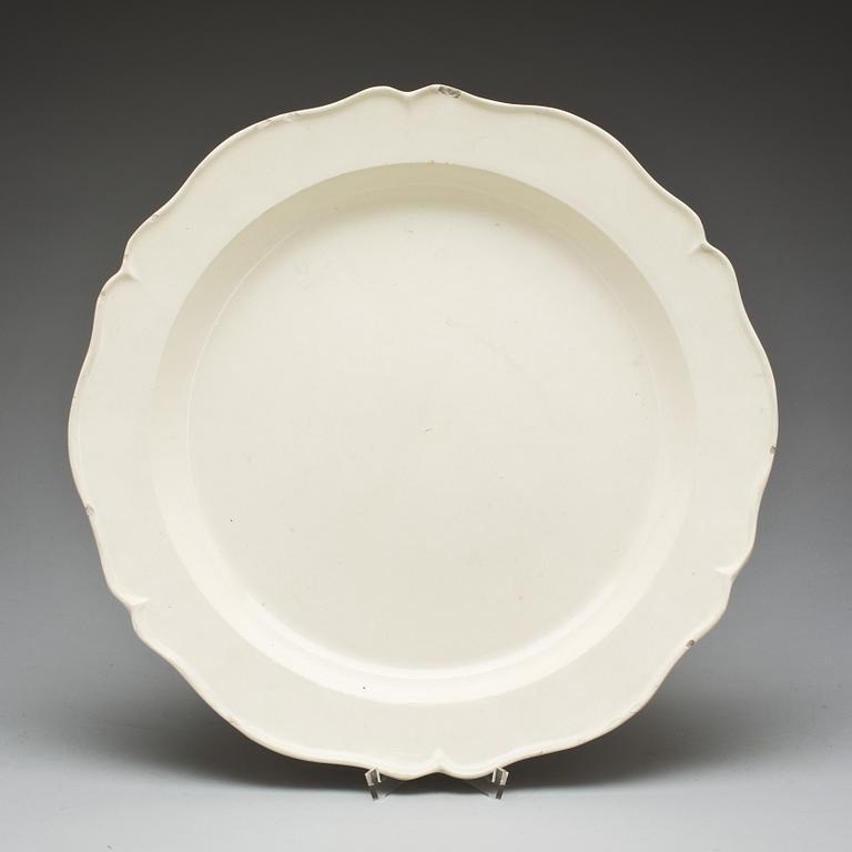 SKÅLFAT, flintgods. Empire, 1800-talets början.