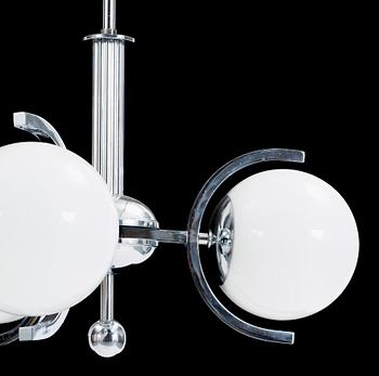 TAKLAMPA, funkis, 1930/40-tal. Höjd 73 cm.