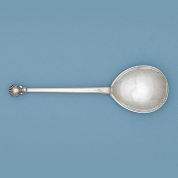 An English early 18th century silver spoon, possibly.