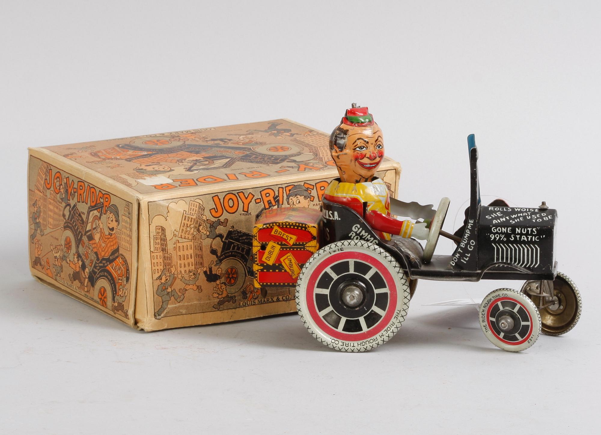 LEKSAKSBIL, "MARX JOY-RIDER". USA, 1940-tal.