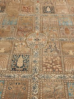 CARPET. Antique Tabriz. 395,5 x 283,5 cm.