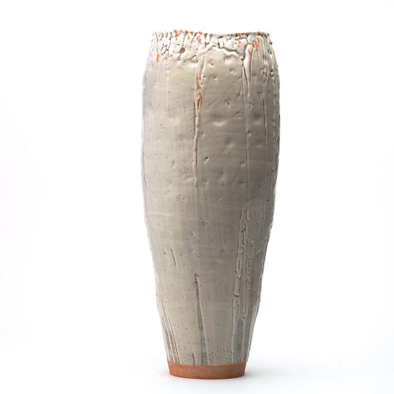 Eva Bengtsson, a large stoneware urn, Frillesås, Sweden.