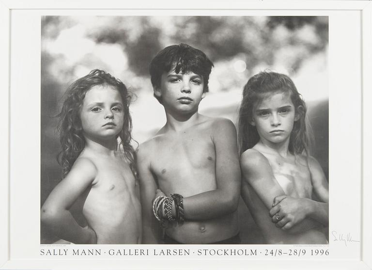 Näyttelyjuliste, Sally Mann, signeerattu, 1996.