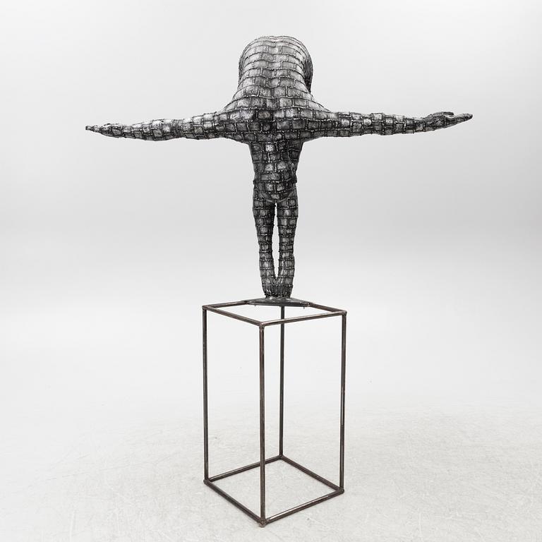 Dekorativ skulptur, patinerad aluminium, Art People Gallery Paris, 2000-tal.