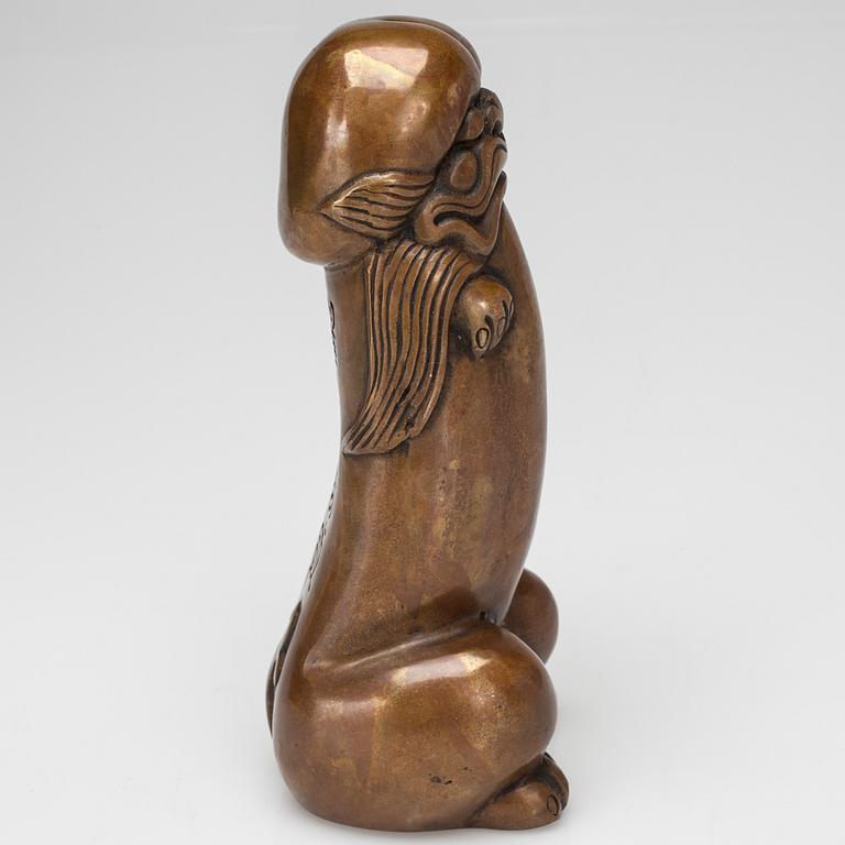 SKULPTUR, mässing, 1900-talets senare hälft.