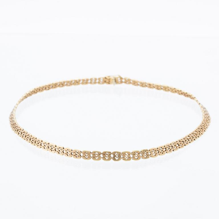 Halsband 18K guld svensk importstämpel.