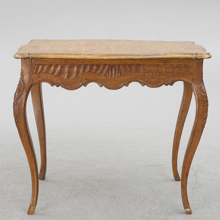 A Rococo table, second half of the 18th Century, Northern Europe.