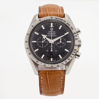 OMEGA, Speedmaster, Broad Arrow, "Tachymètre Base 1000", Chronometer, chronograph, wristwatch, 42 mm,