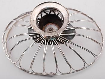 GREPSKÅL, argent haché, 1800-tal.