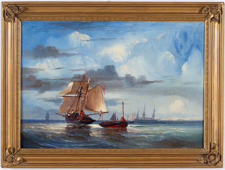 Arnold Plagemann, Fartyg på redden.