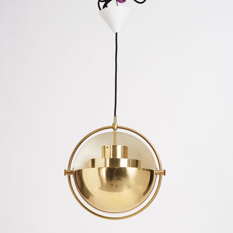 Louis Weisdorf, a "Multi-Lite", ceiling lamp, Lyfa, Denmark 1960-70s.
