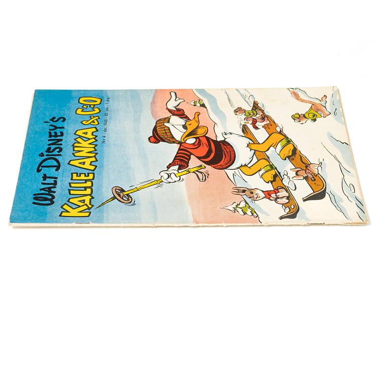 Comic book, Kalle Anka & Co, no. 4, 1948.