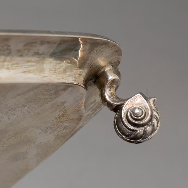 SALVER, Edward Viner Sheffield 1931, silver, vikt ca 1176 g.
