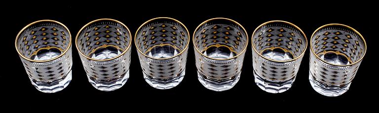 WHISKYGLAS, 6 st, "Odelberg", Kosta.