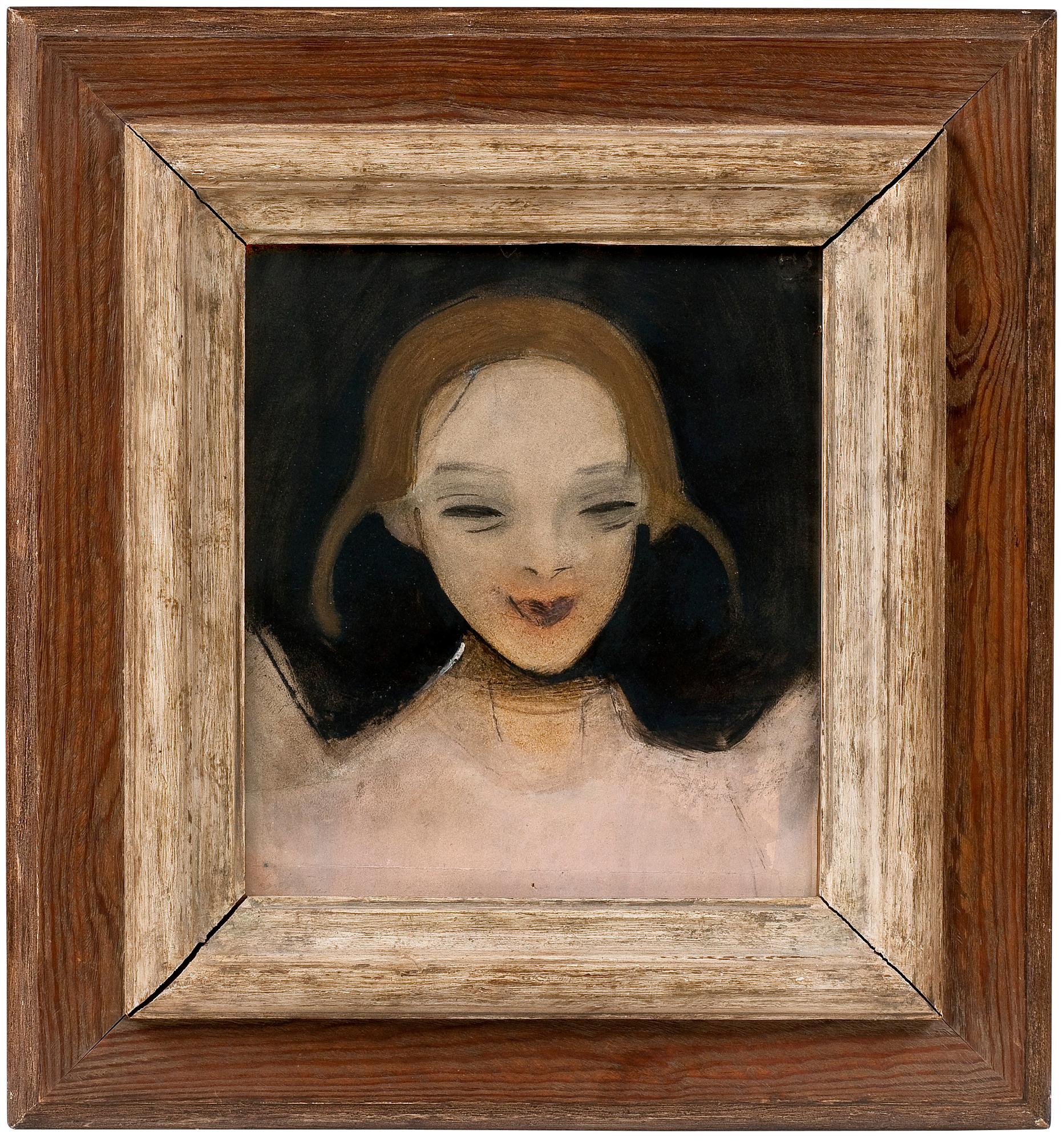 Helene Schjerfbeck, "LEENDE FLICKA".