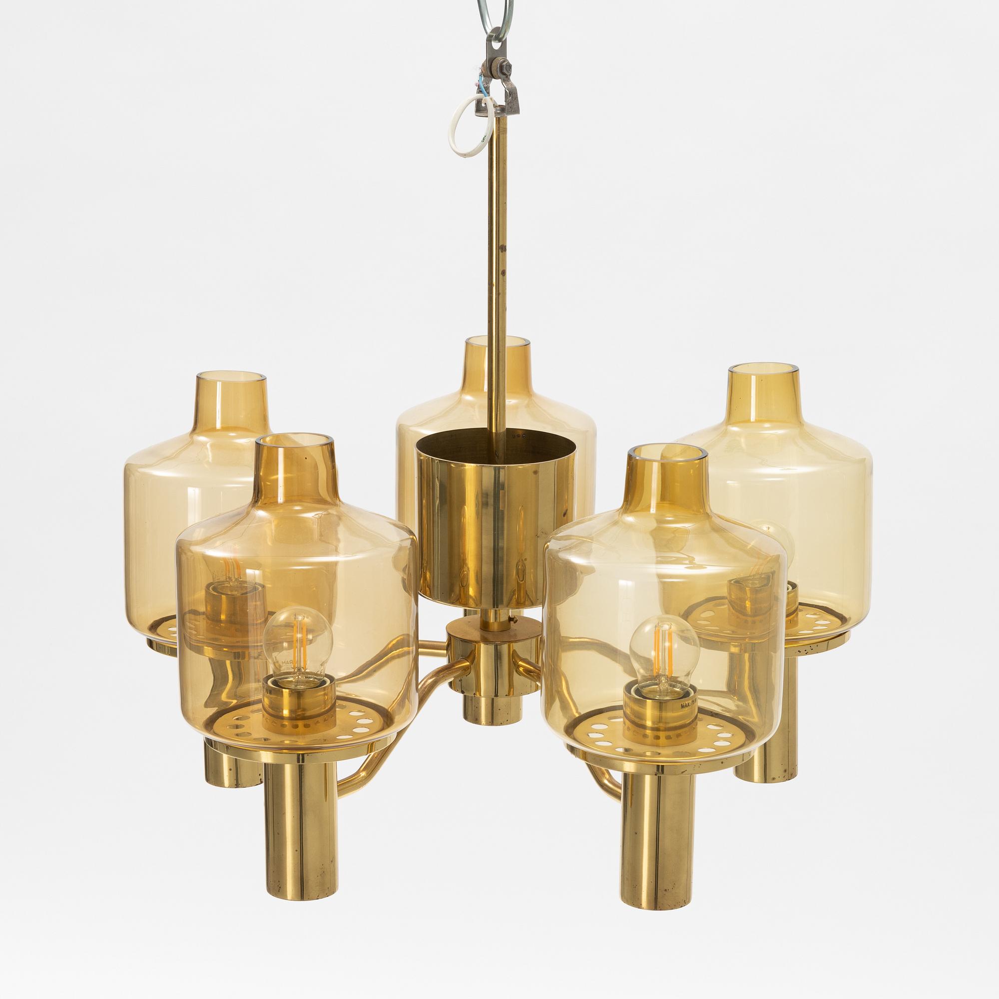 Hans-Agne Jakobsson, a model T507 ceiling light from Markaryd, later ...
