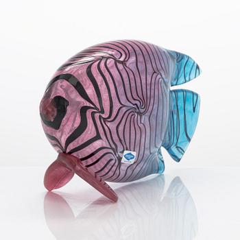 Kerttu Nurminen, a glass sculpture signed K. Nurminen, Nuutajärvi.