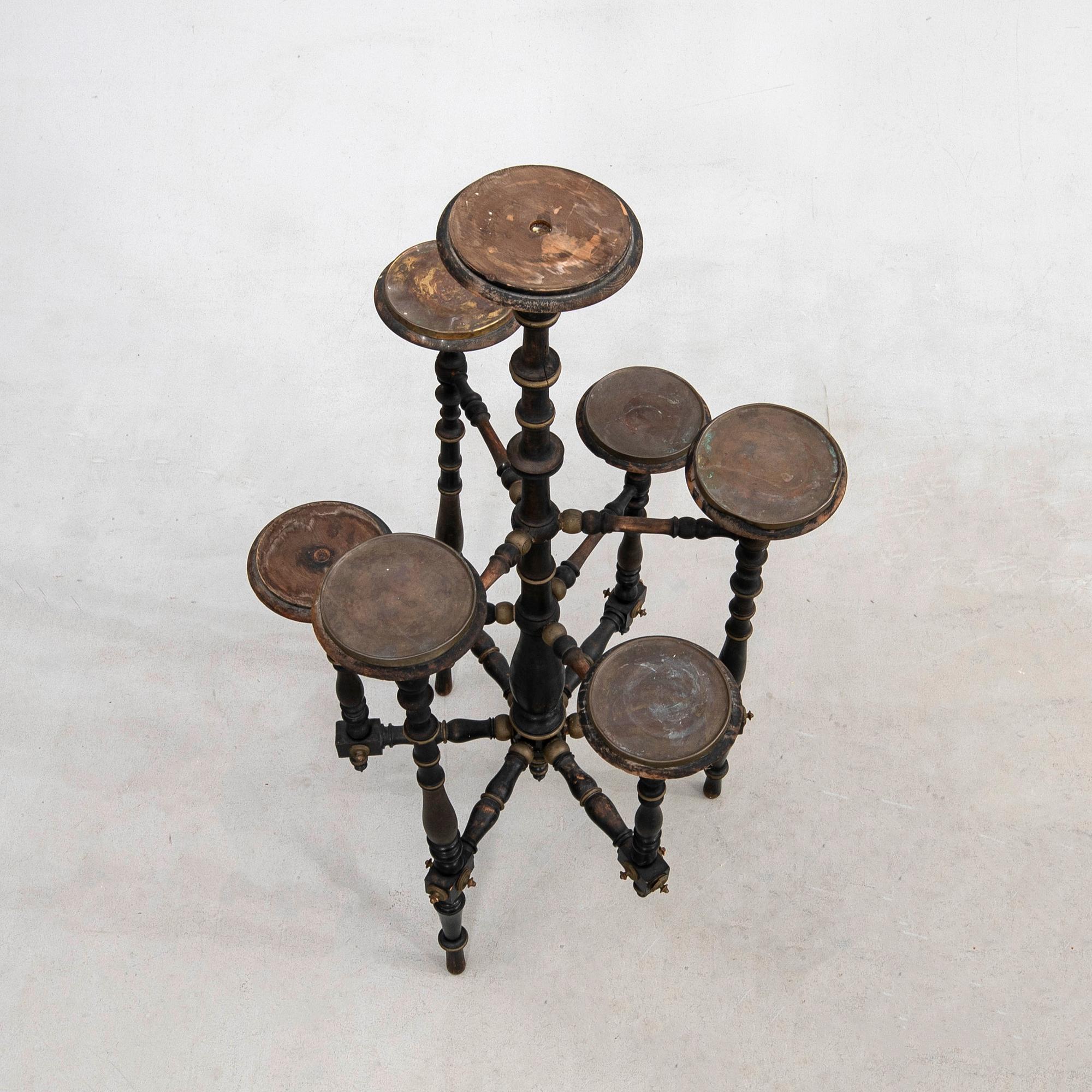 Flower pedestal, circa 1900.