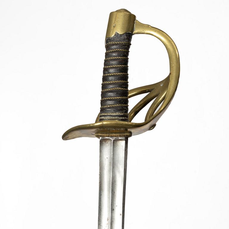 Pallasch för kyrassiär, Frankrike, 1800-talets början.