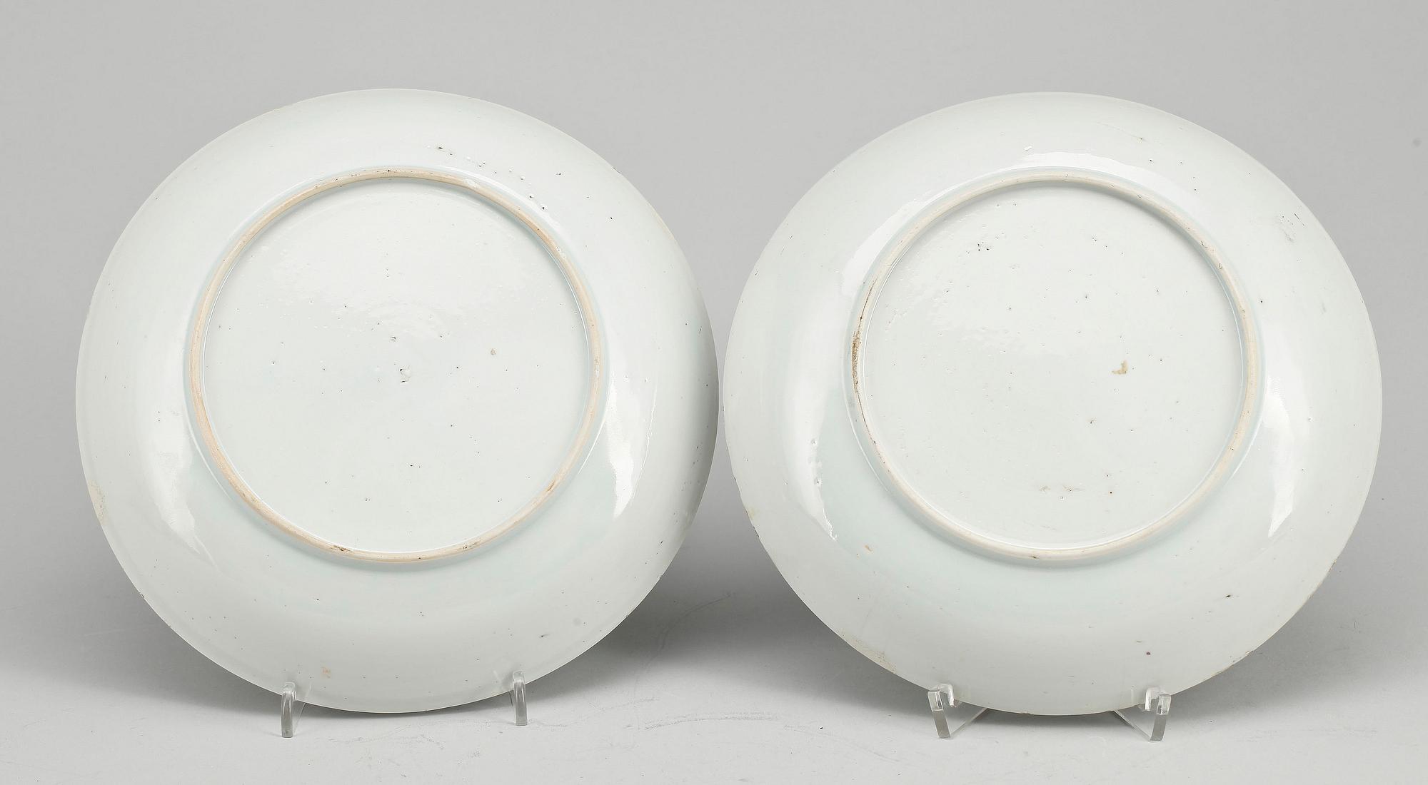 SKÅLFAT, två par, porslin, Kina Qingdynastin, Qialong 1736-95.