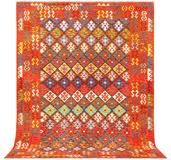 A Kilim carpet, c. 344 x 257 cm.