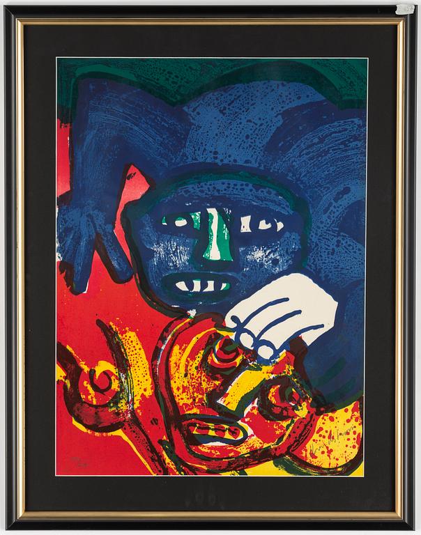 Bengt Lindström, färglitografi,  signerad 109/200.
