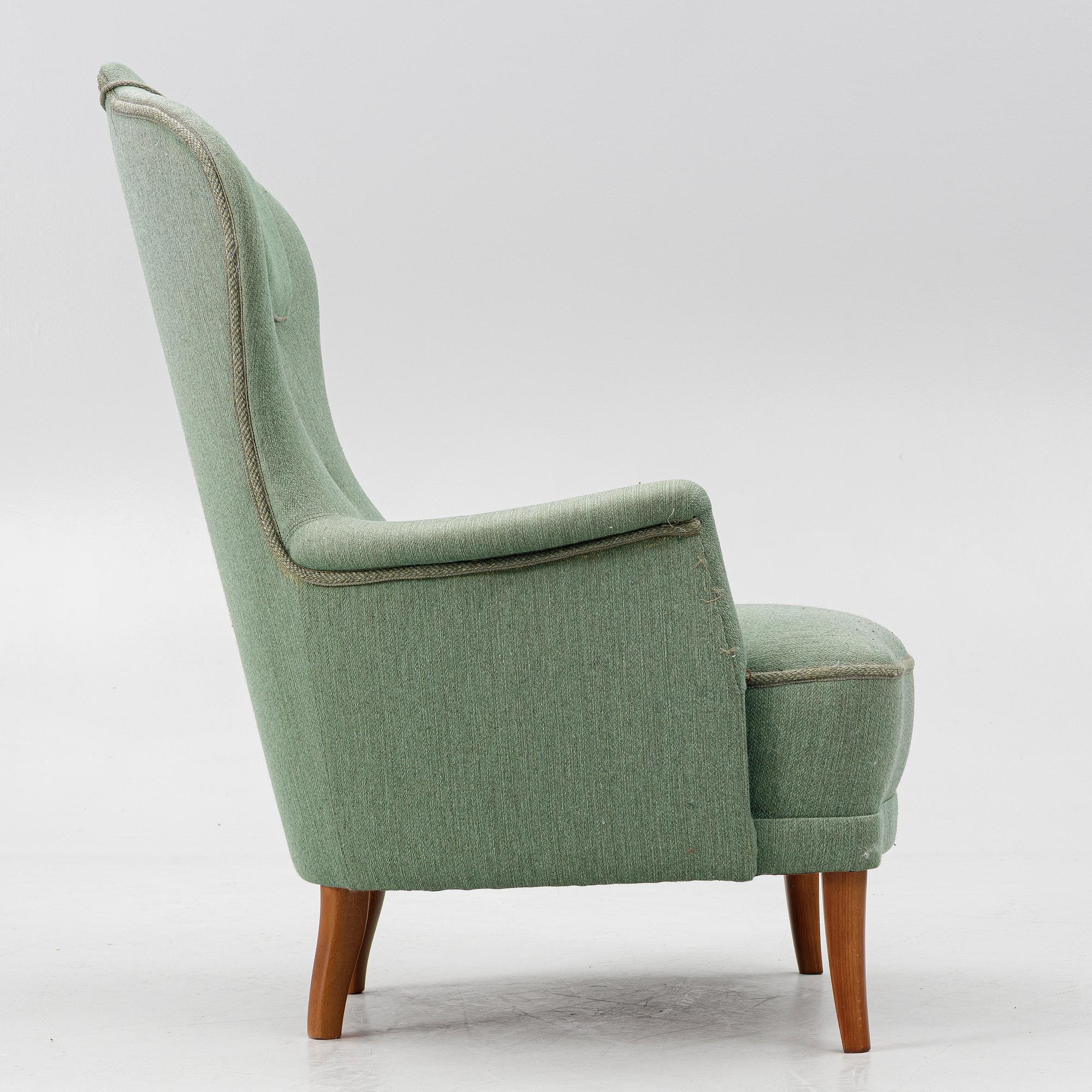 Carl Malmsten, armchair 'Grandmother', second half of the 20th century.