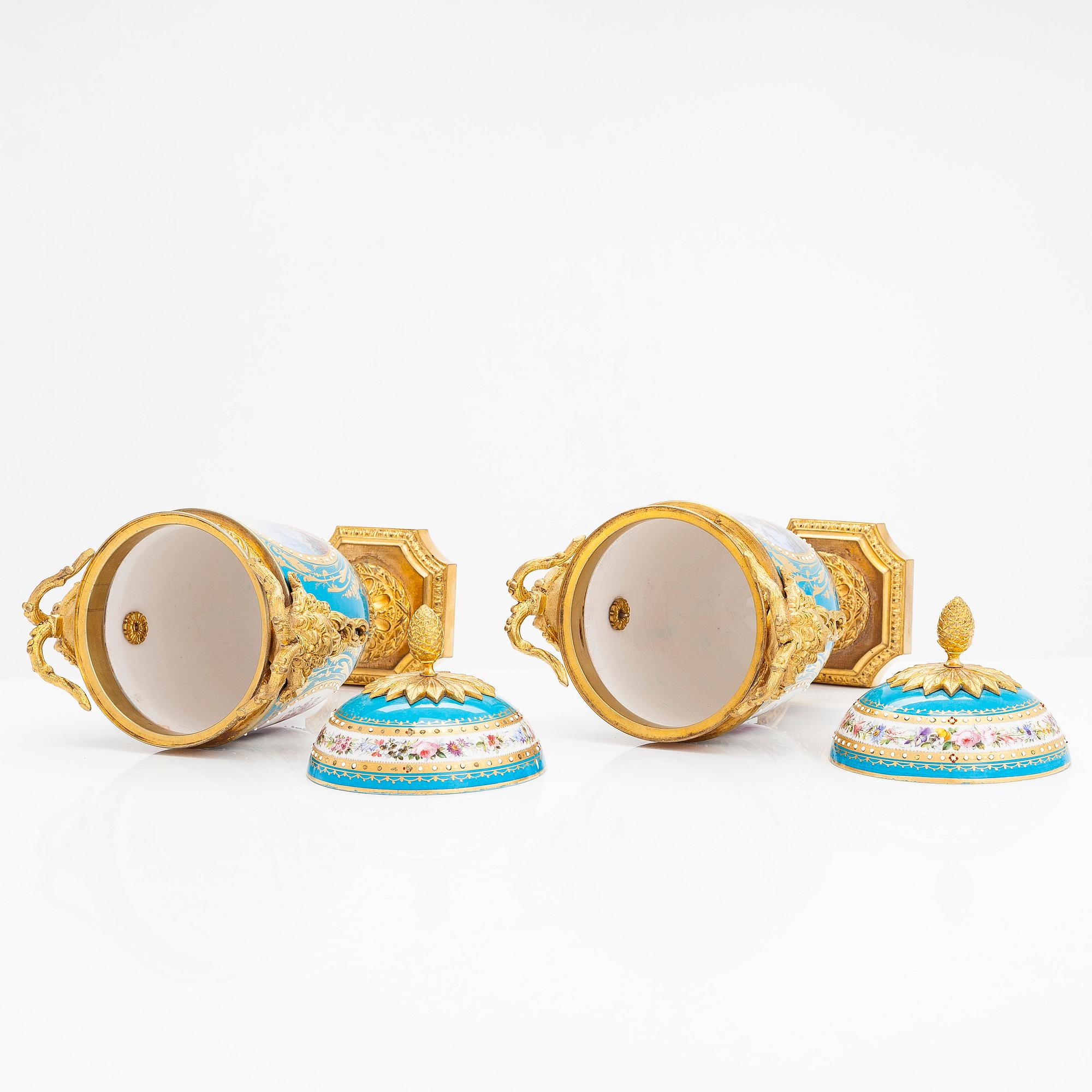 Urnor, ett par, Frankrike sekelskiftet 1900.