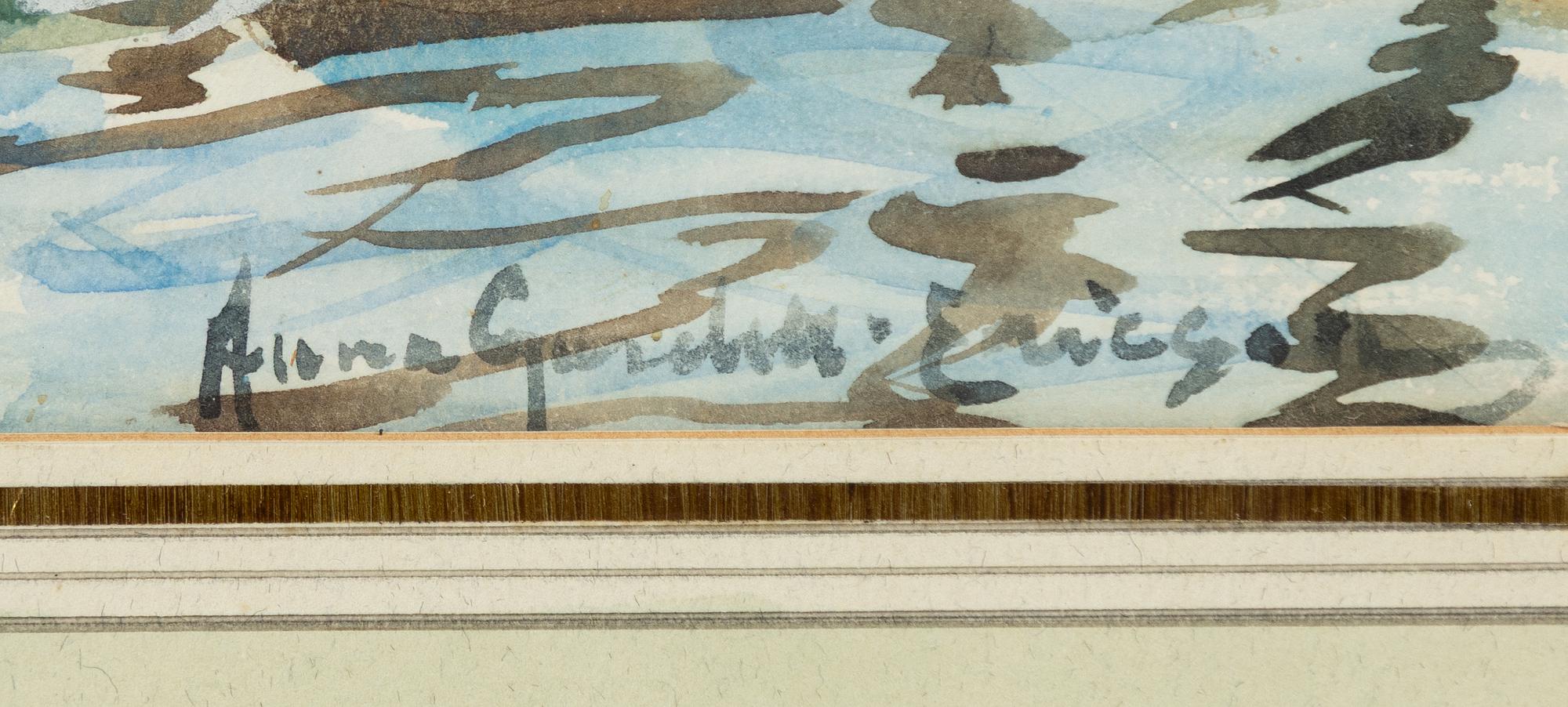 Anna Gardell-Ericson, Harbour scene.