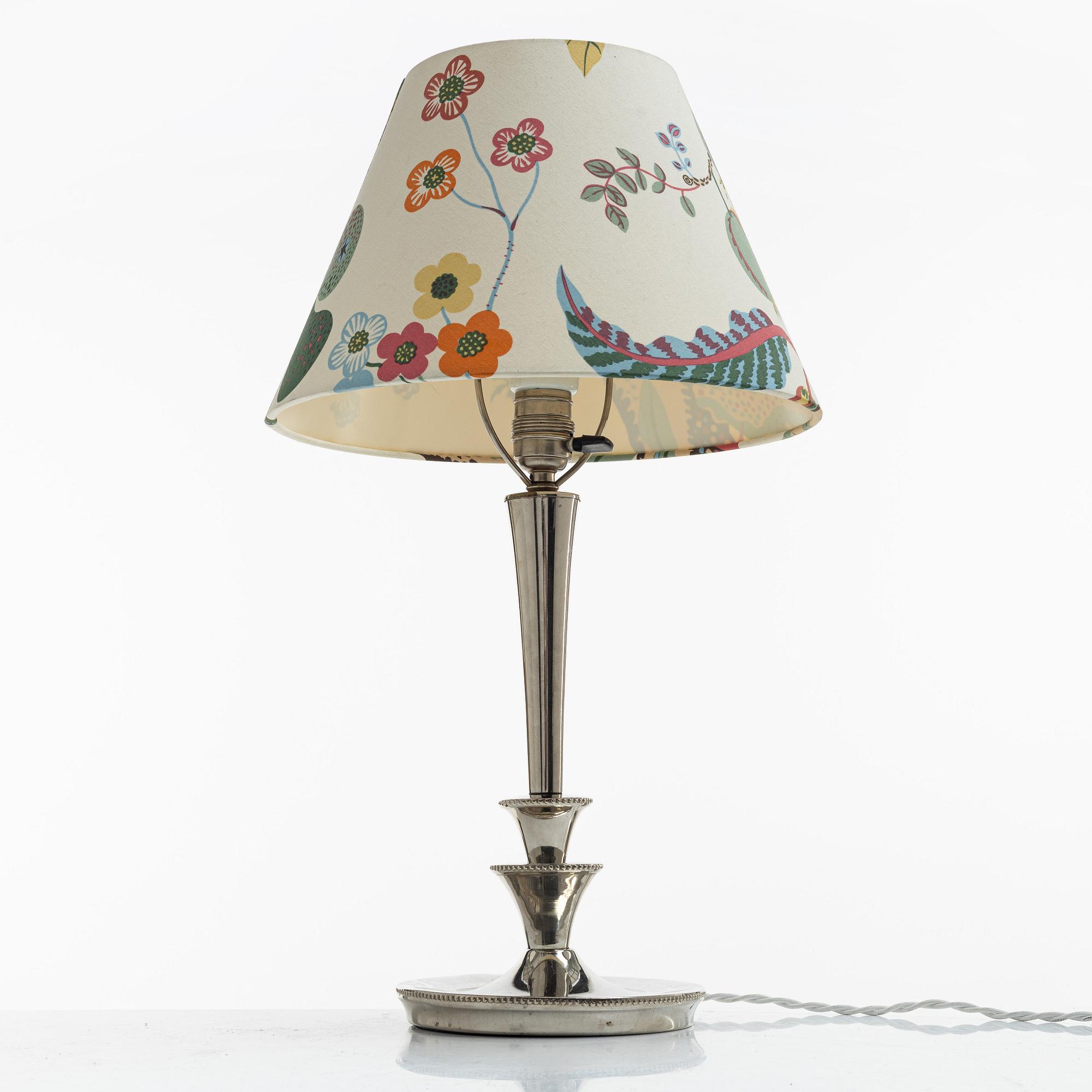 A table lamp, Swedish Grace, first half of the 20th Century.
