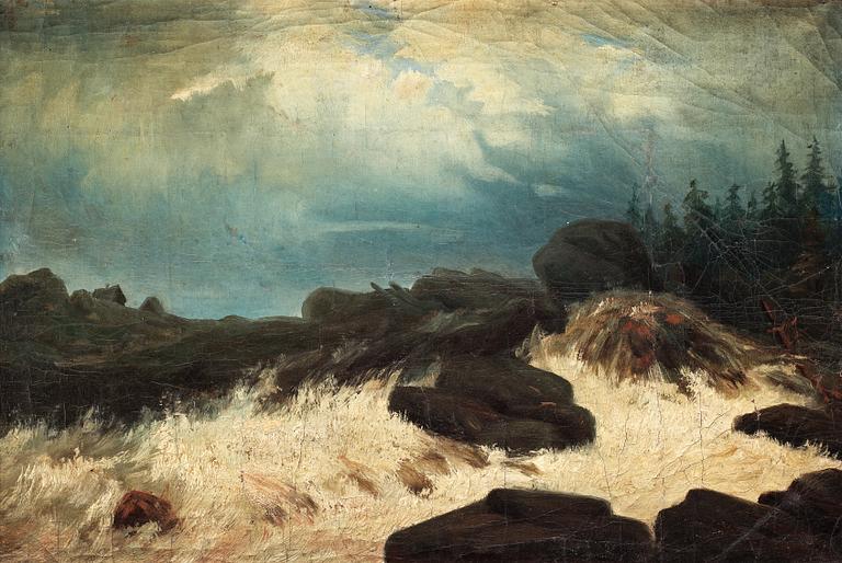 Carl Fredrik Hill, "Bränningar" (Breaking waves).