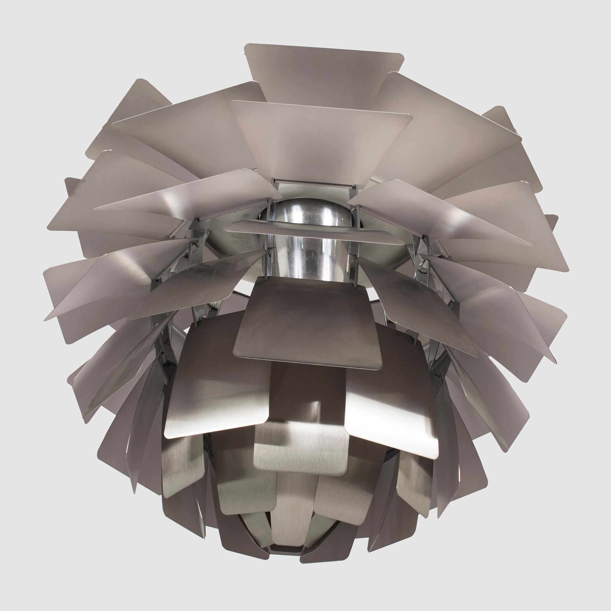 Poul Henningsen, a 'PH Artichoke' / 'PH-Kotte' ceiling light, Louis Poulsen, Denmark, 1980s.