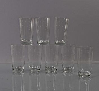GLASSERVIS, 48 delar glas.