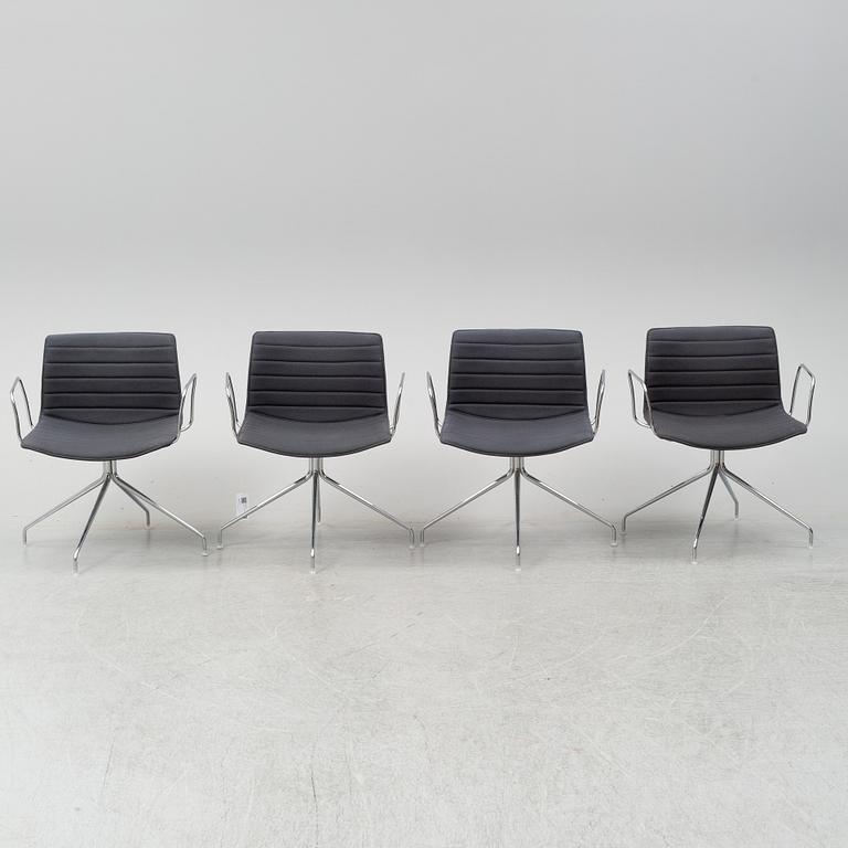 LIEVORE ALTHERR MOLINA, four 'Catifa' chairs, Arper.