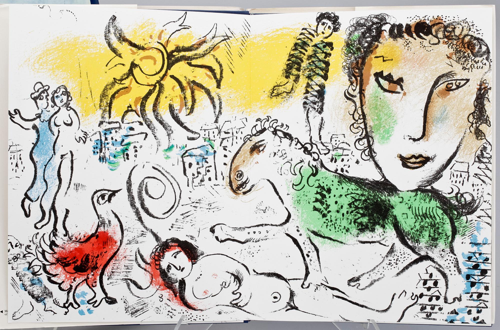 BÖCKER, 2 st, "Chagall, Monumental Works," och "Marc Chagall - Le Ballet".