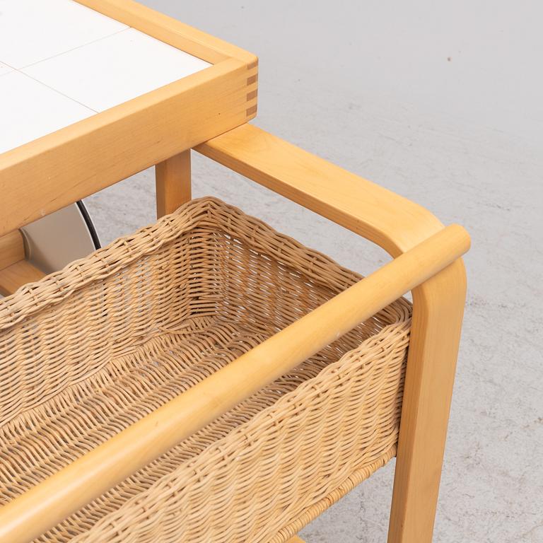 Alvar Aalto, a model 900 serving cart, Artek, Finland.